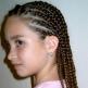 Прическа для девочки: коса с бантиками