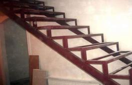 How to properly sheathe a staircase with wood Do-it-yourself finishing of a metal staircase with wood