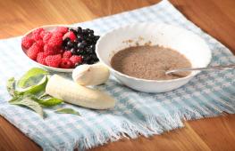 Flaxseed porridge - a healthy recipe