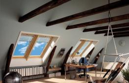 Attic roof - structure and design Types of attic rooms